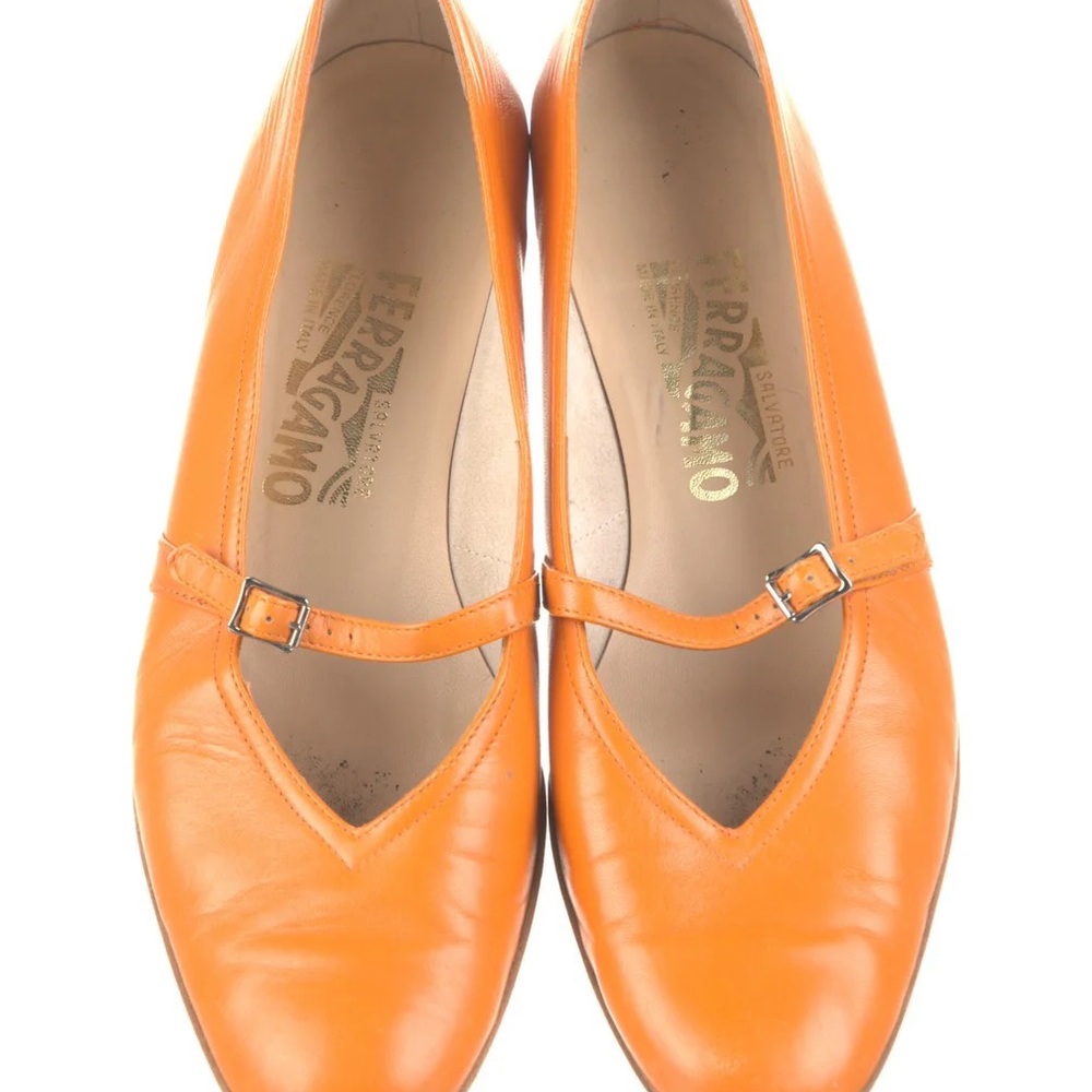 Salvatore Ferragamore ballet leather sandals
